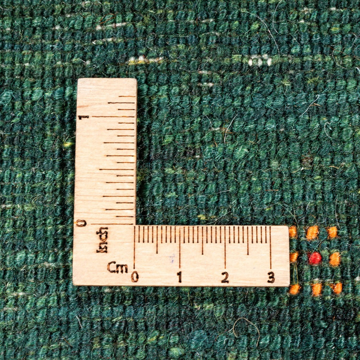 Tapis Gabbeh - Loribaft Persan - 134 x 85 cm - vert