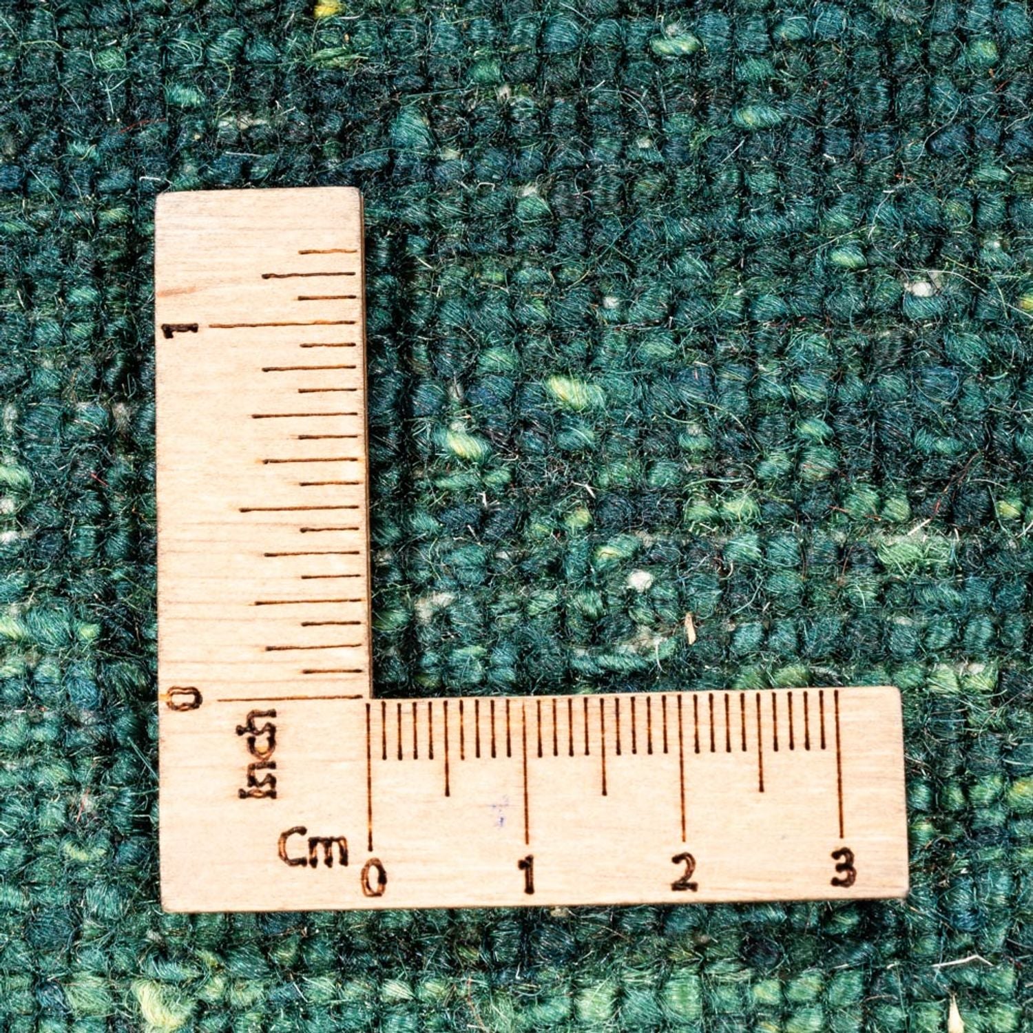 Tapis Gabbeh - Loribaft Persan - 126 x 88 cm - vert