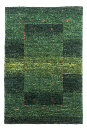 Tapis Gabbeh - Loribaft Persan - 120 x 79 cm - vert