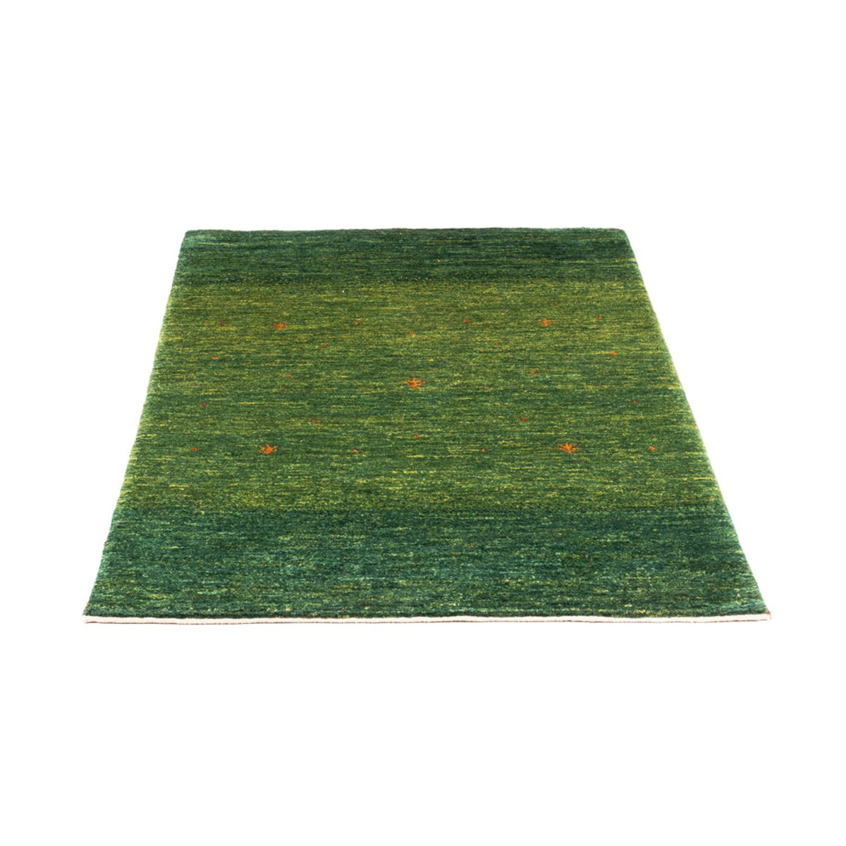 Tapis Gabbeh - Loribaft Persan - 126 x 83 cm - vert