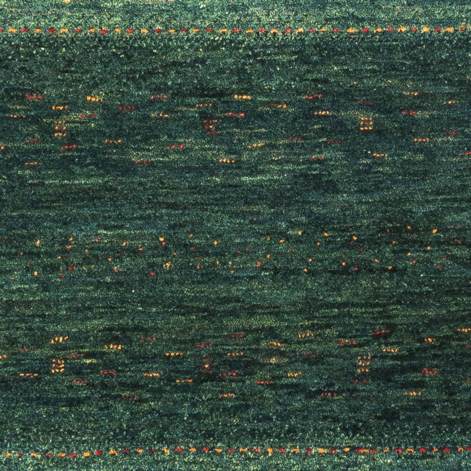 Tapis Gabbeh - Loribaft Persan - 129 x 84 cm - vert