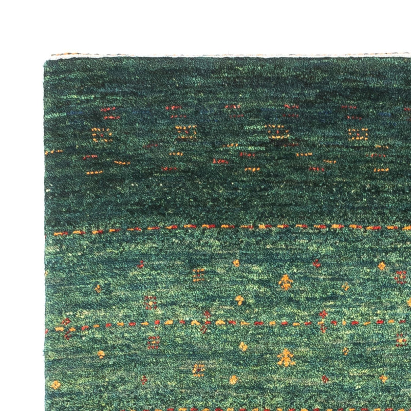 Tapis Gabbeh - Loribaft Persan - 129 x 84 cm - vert