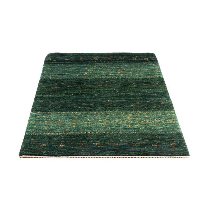 Tapis Gabbeh - Loribaft Persan - 129 x 84 cm - vert