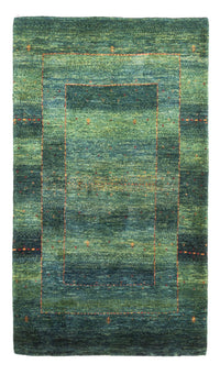 Tapis Gabbeh - Loribaft Persan - 135 x 83 cm - vert