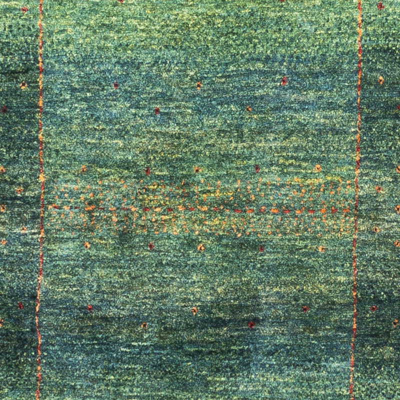 Tapis Gabbeh - Loribaft Persan - 135 x 83 cm - vert