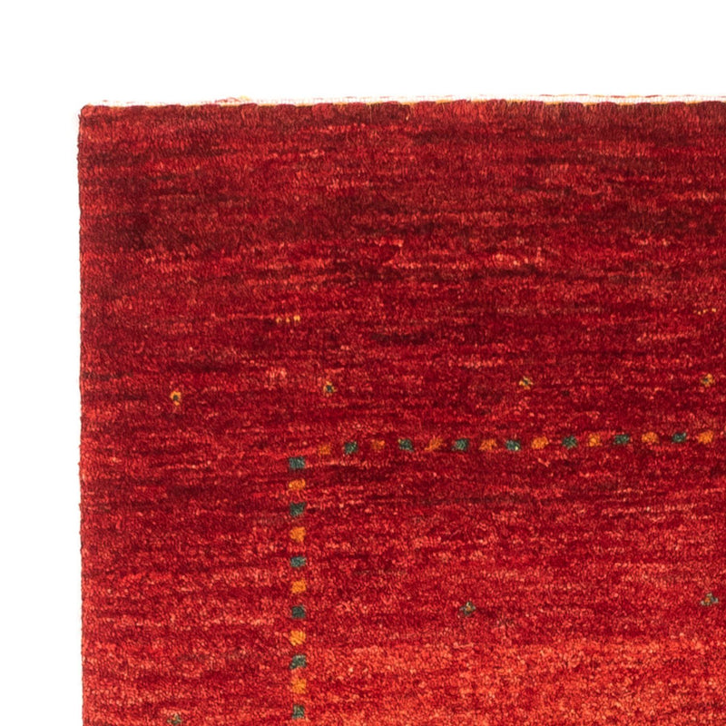 Tapis Gabbeh - Loribaft Persan - 116 x 81 cm - rouge