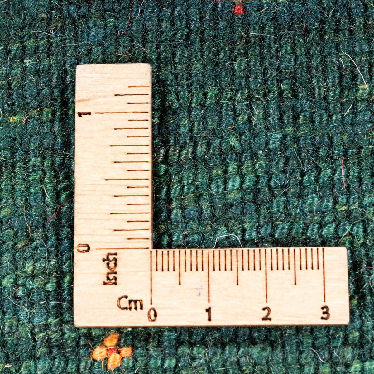 Tapis Gabbeh - Loribaft Persan - 136 x 84 cm - vert