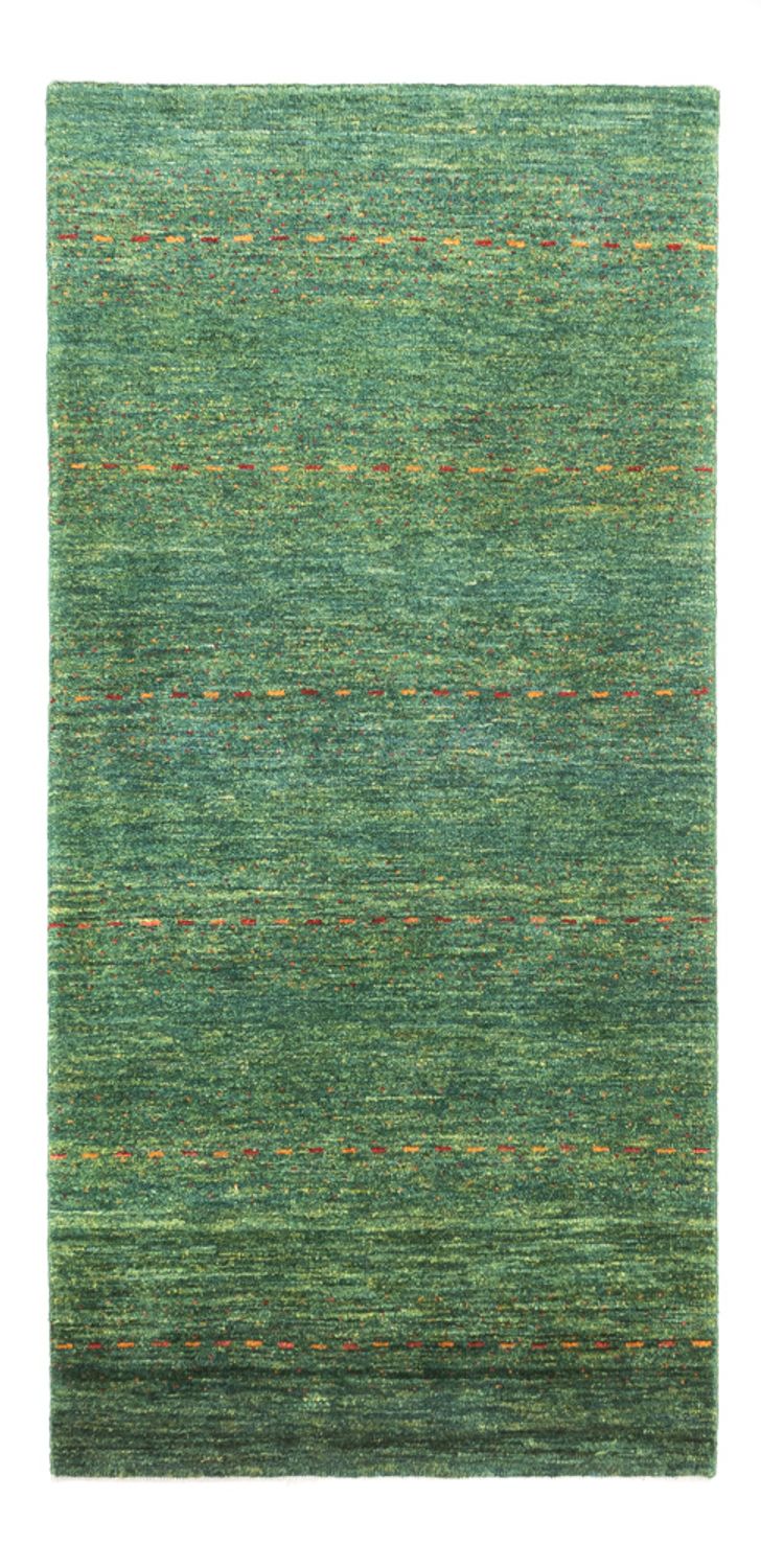 Tapis Gabbeh - Loribaft Persan - 140 x 70 cm - vert