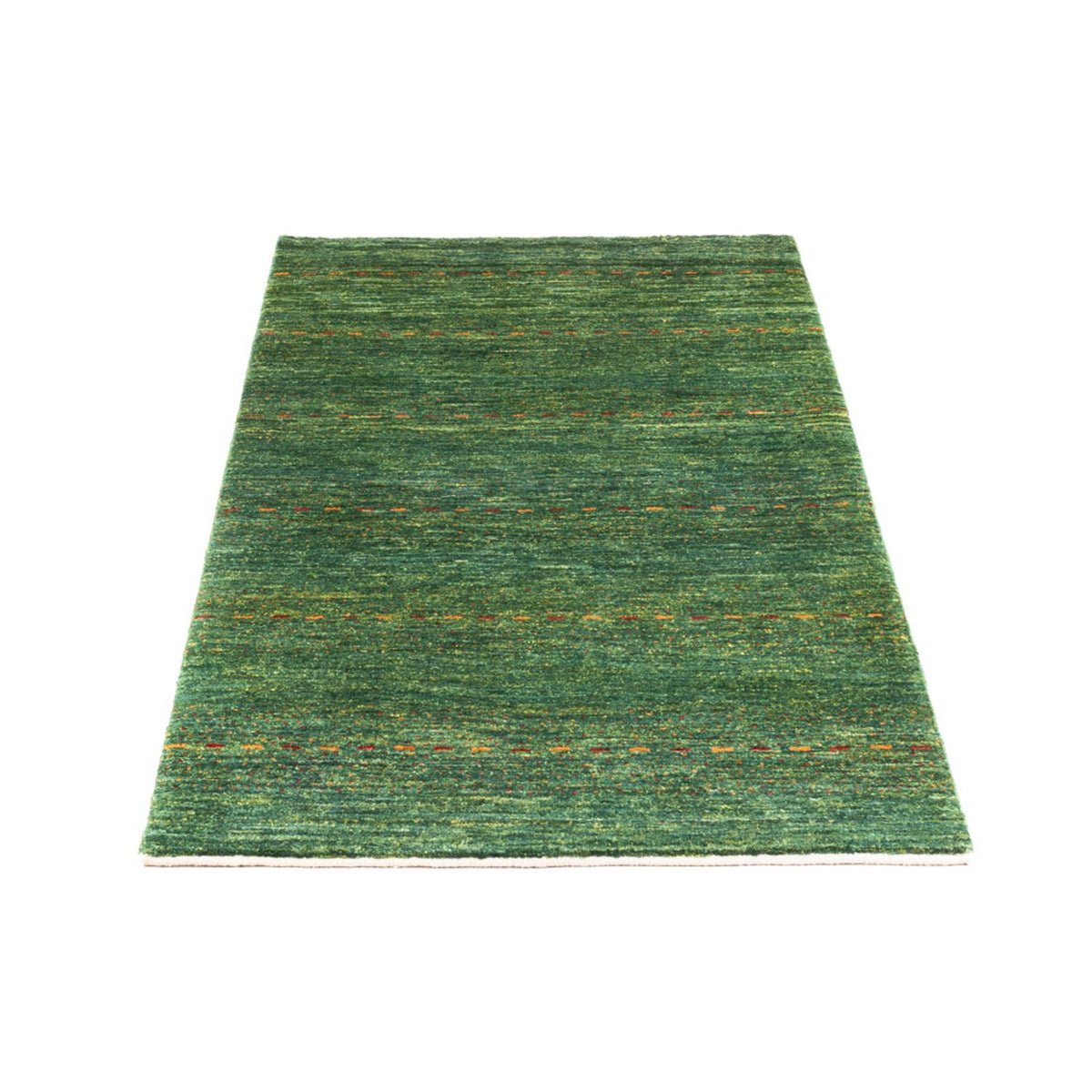 Tapis Gabbeh - Loribaft Persan - 140 x 70 cm - vert