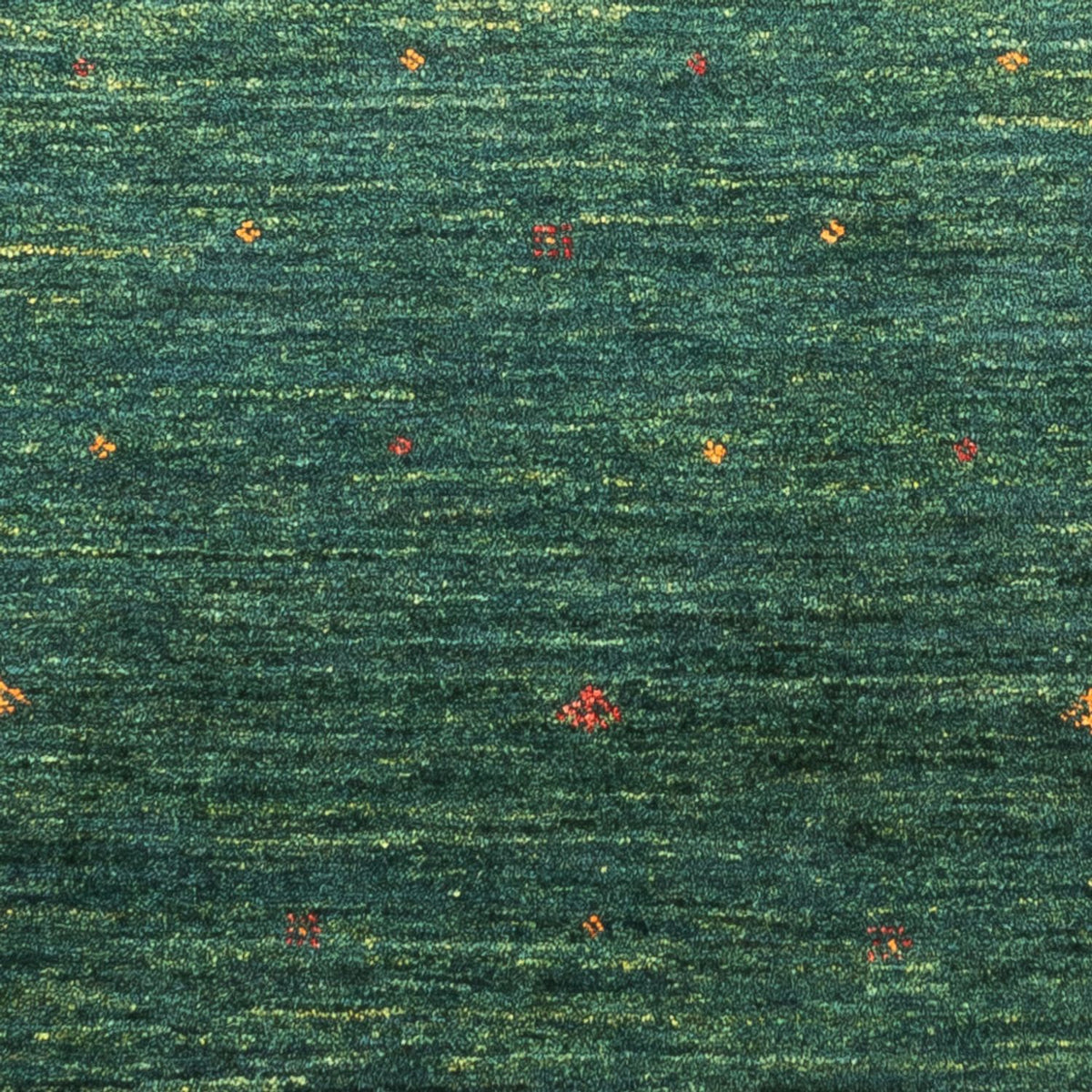 Tapis Gabbeh - Loribaft Persan - 144 x 84 cm - vert