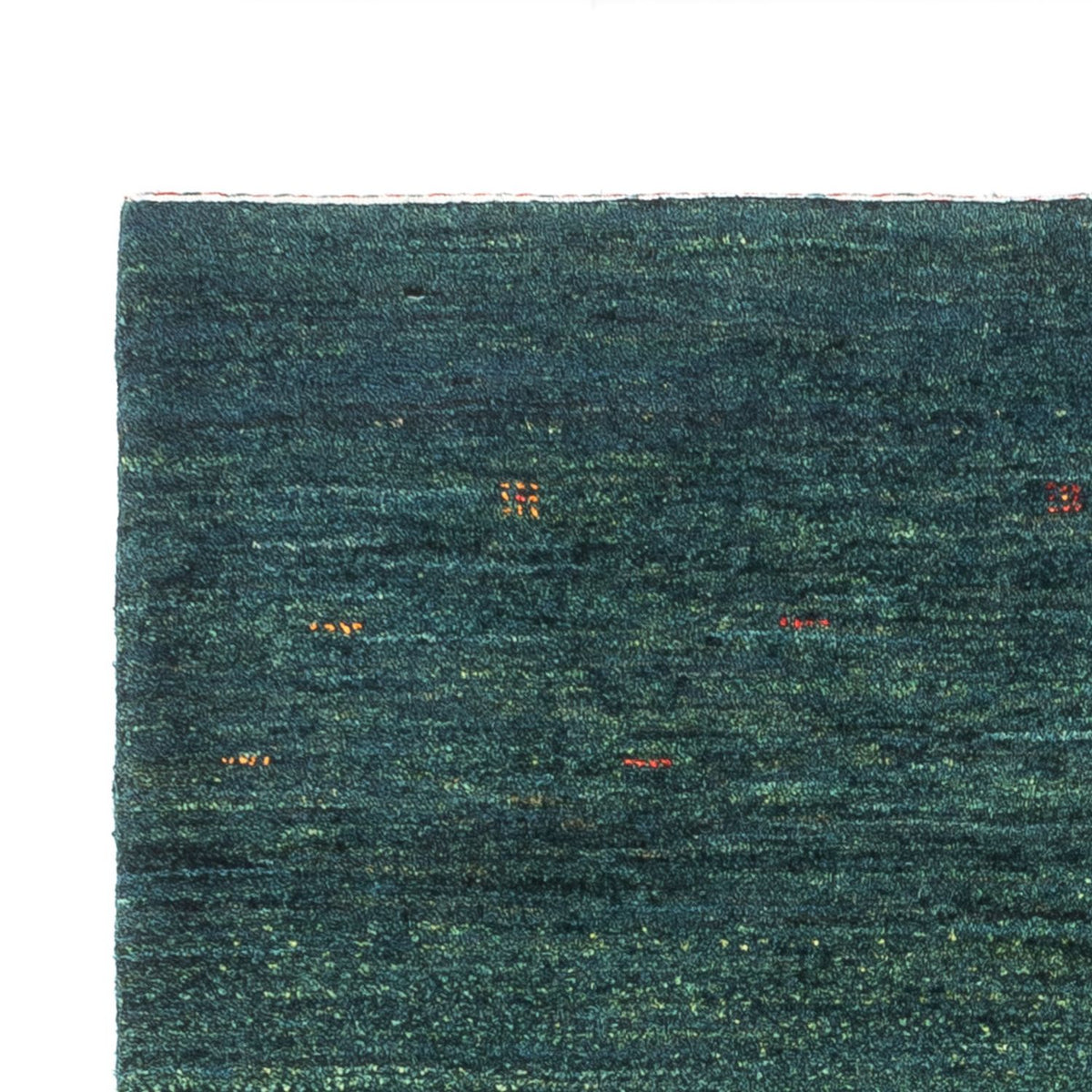 Tapis Gabbeh - Loribaft Persan - 144 x 84 cm - vert