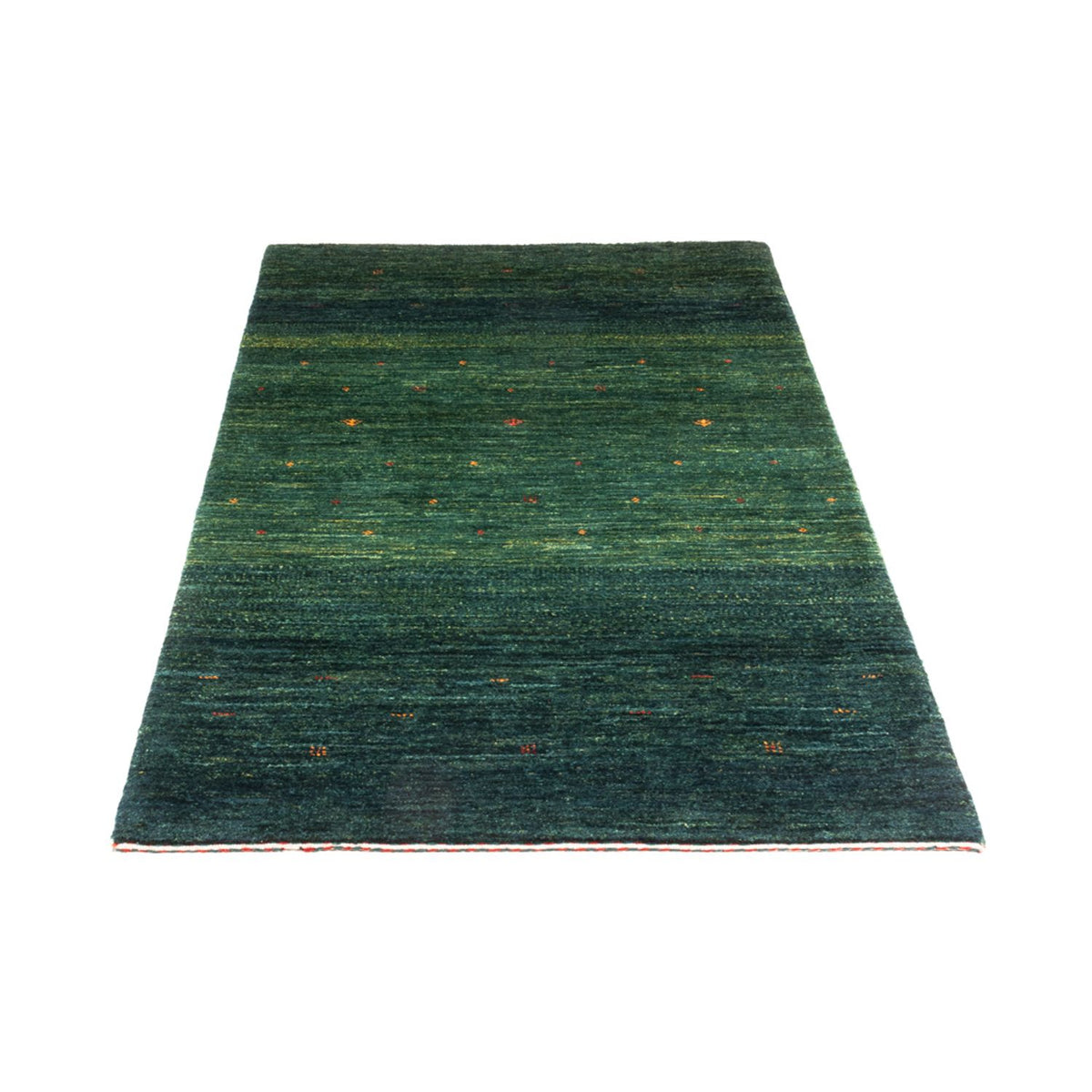 Tapis Gabbeh - Loribaft Persan - 144 x 84 cm - vert