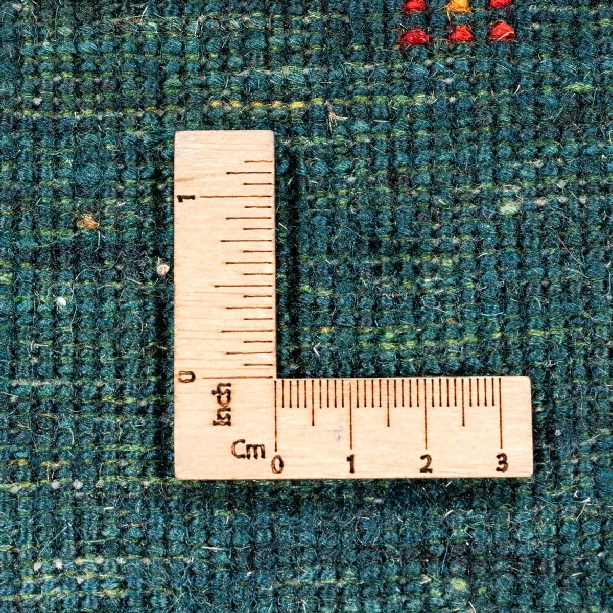 Tapis Gabbeh - Loribaft Persan - 144 x 84 cm - vert