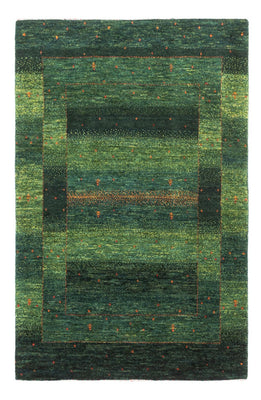 Tapis Gabbeh - Loribaft Persan - 129 x 82 cm - vert