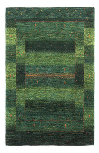 Tapis Gabbeh - Loribaft Persan - 129 x 82 cm - vert