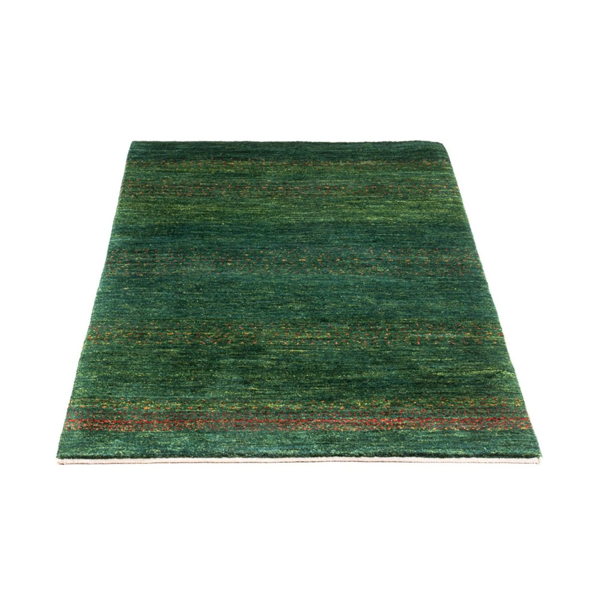 Tapis Gabbeh - Loribaft Persan - 126 x 78 cm - vert