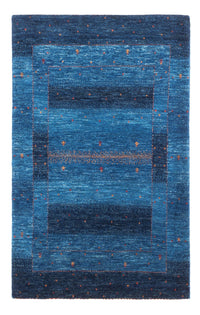 Tapis Gabbeh - Loribaft Persan - 129 x 85 cm - bleu