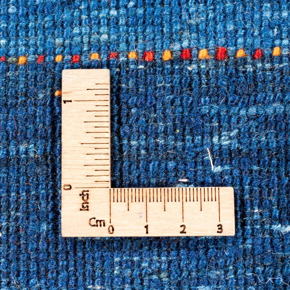 Tapis Gabbeh - Loribaft Persan - 129 x 85 cm - bleu