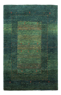 Tapis Gabbeh - Loribaft Persan - 132 x 85 cm - vert