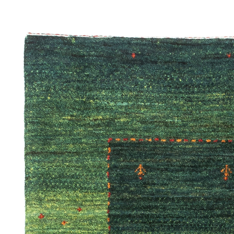 Tapis Gabbeh - Loribaft Persan - 128 x 80 cm - vert