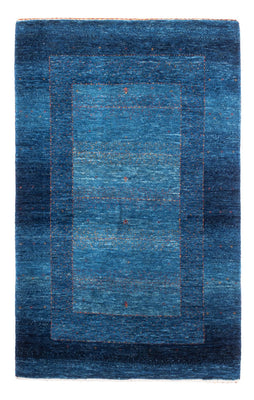 Tapis Gabbeh - Loribaft Persan - 134 x 88 cm - bleu