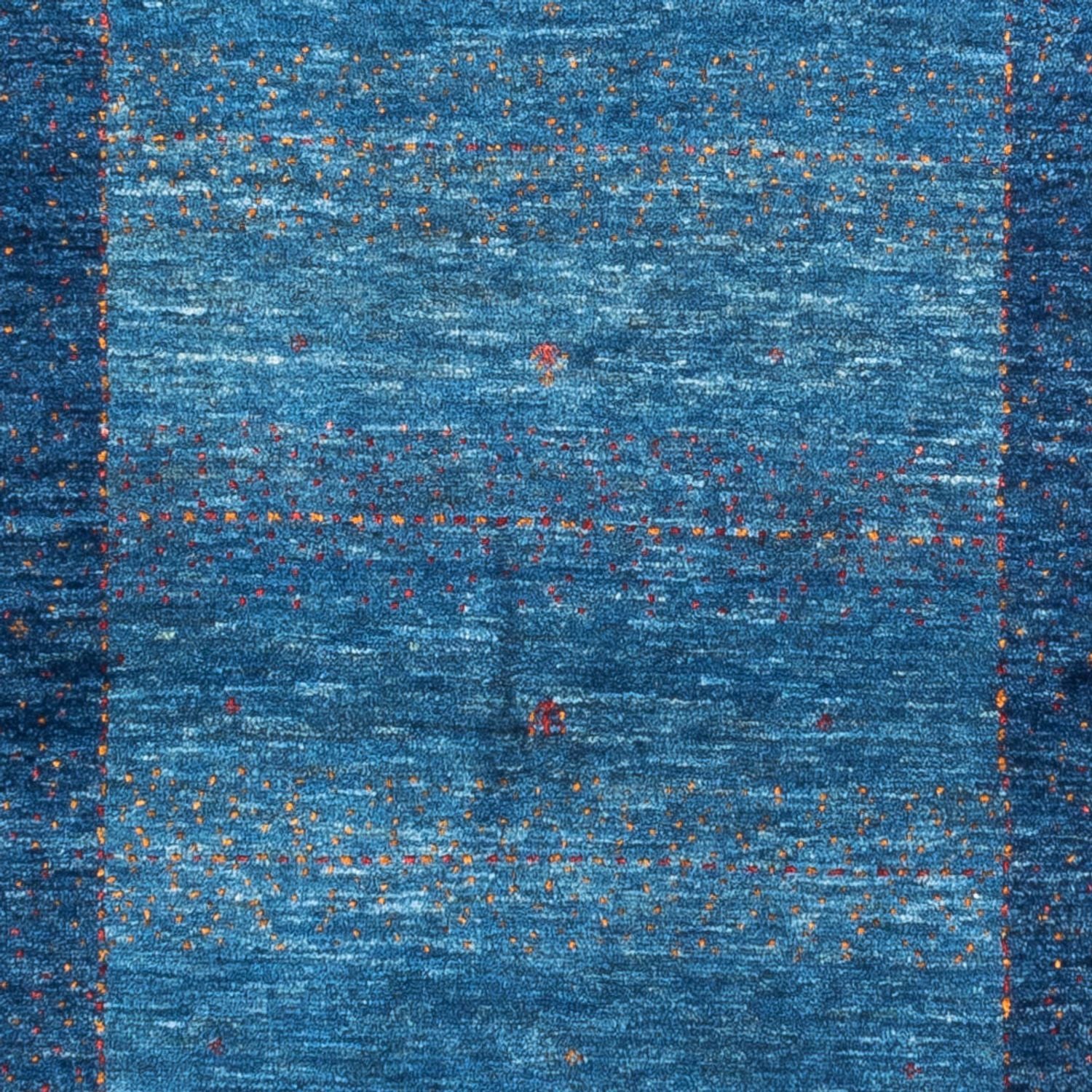 Tapis Gabbeh - Loribaft Persan - 134 x 88 cm - bleu