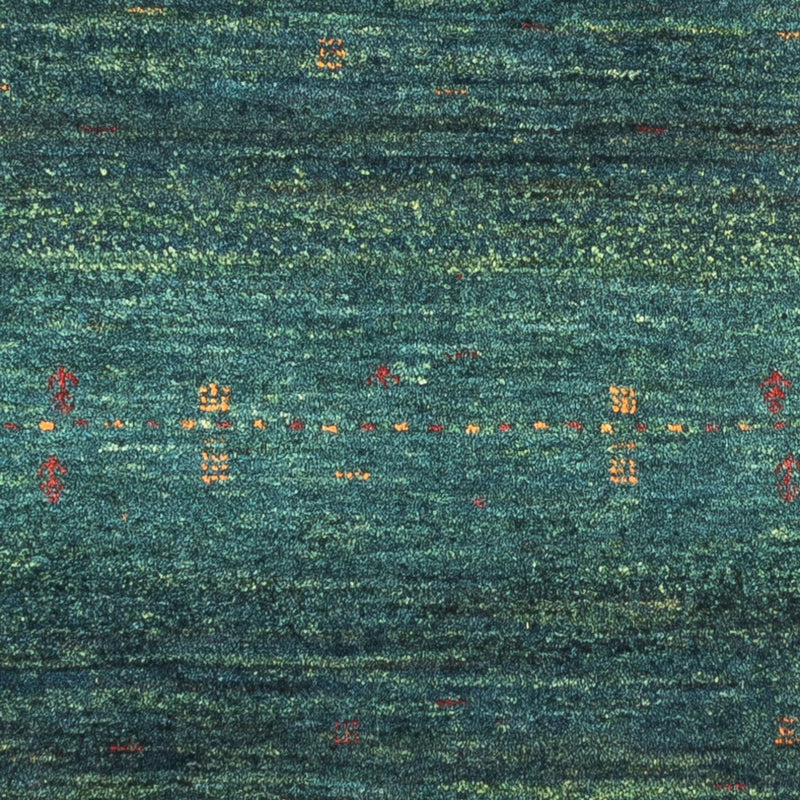 Tapis Gabbeh - Loribaft Persan - 125 x 82 cm - vert