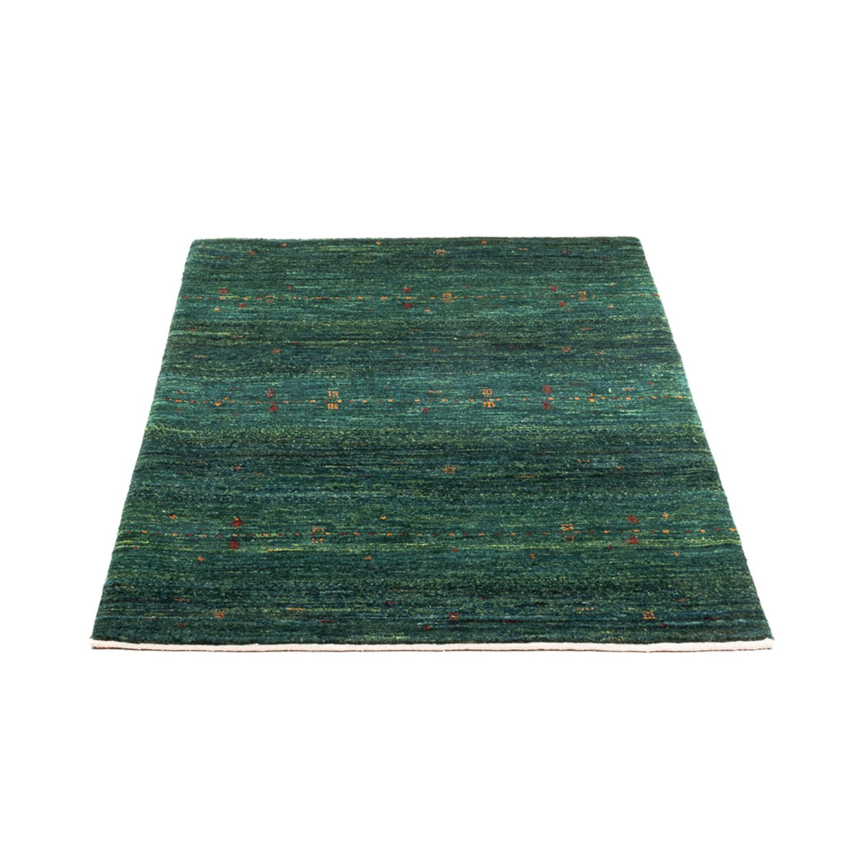 Tapis Gabbeh - Loribaft Persan - 125 x 82 cm - vert
