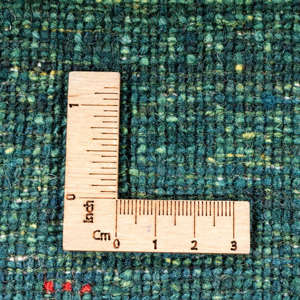 Tapis Gabbeh - Loribaft Persan - 125 x 82 cm - vert