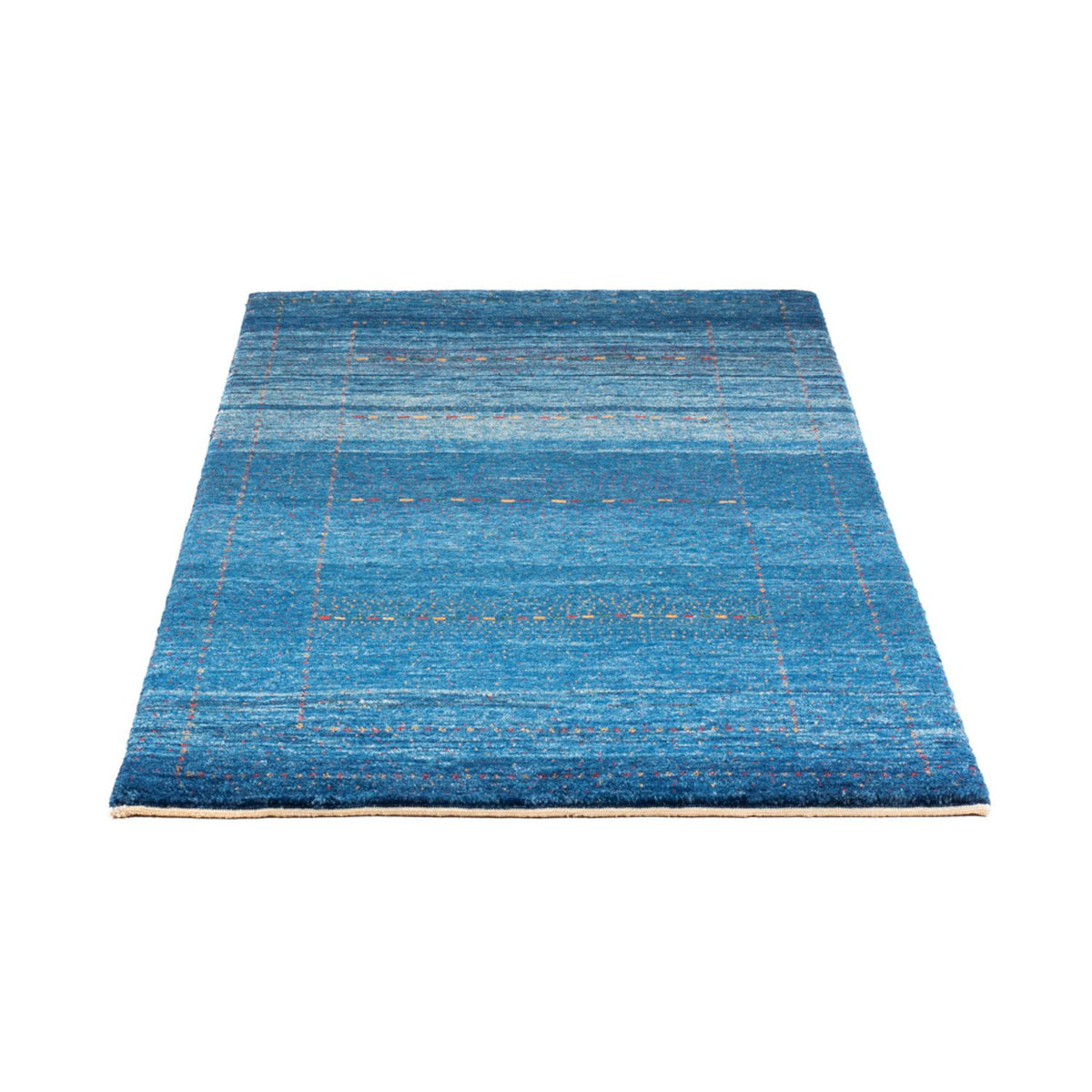 Tapis Gabbeh - Loribaft Persan - 153 x 85 cm - bleu