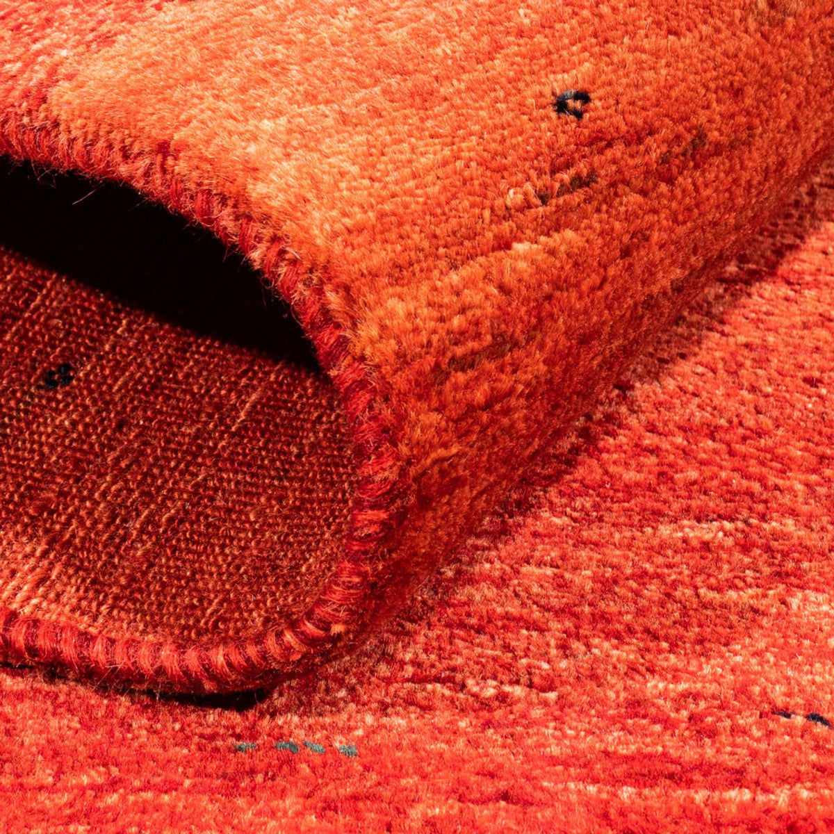 Tapis Gabbeh - Loribaft Persan - 118 x 82 cm - rouge