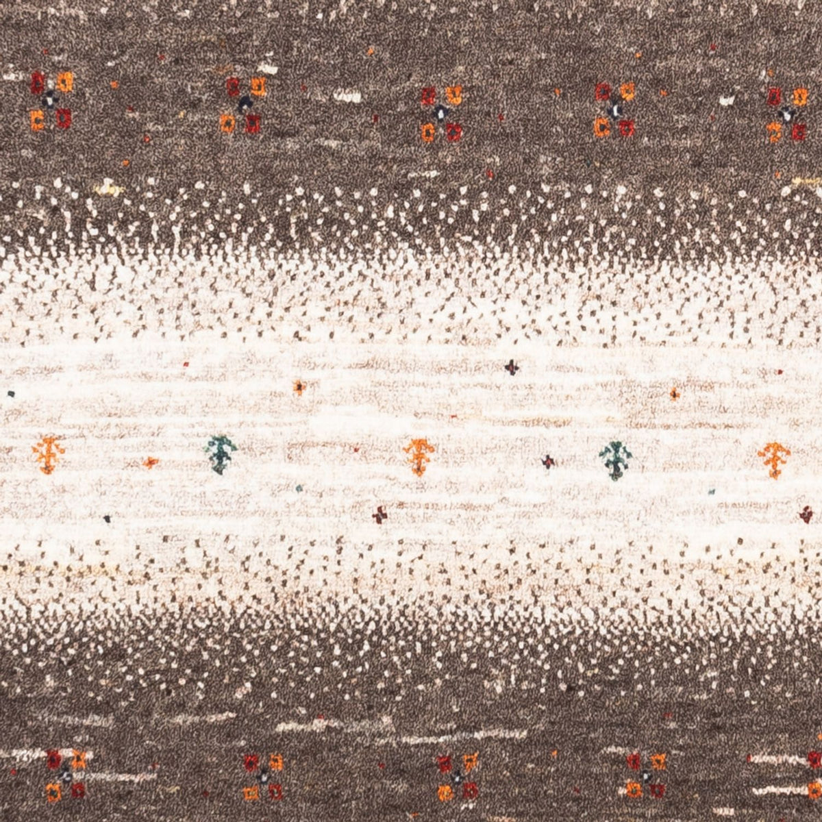 Tapis Gabbeh - Loribaft Persan - 127 x 82 cm - gris