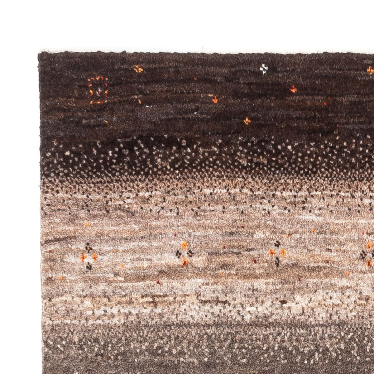 Tapis Gabbeh - Loribaft Persan - 127 x 82 cm - gris