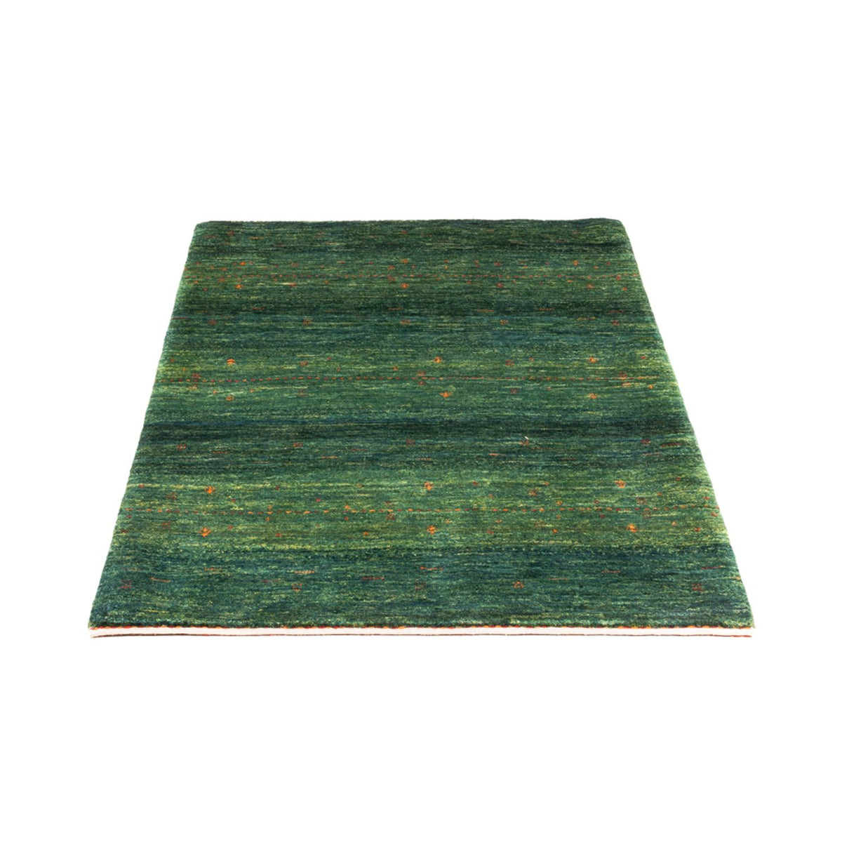Tapis Gabbeh - Loribaft Persan - 133 x 84 cm - vert