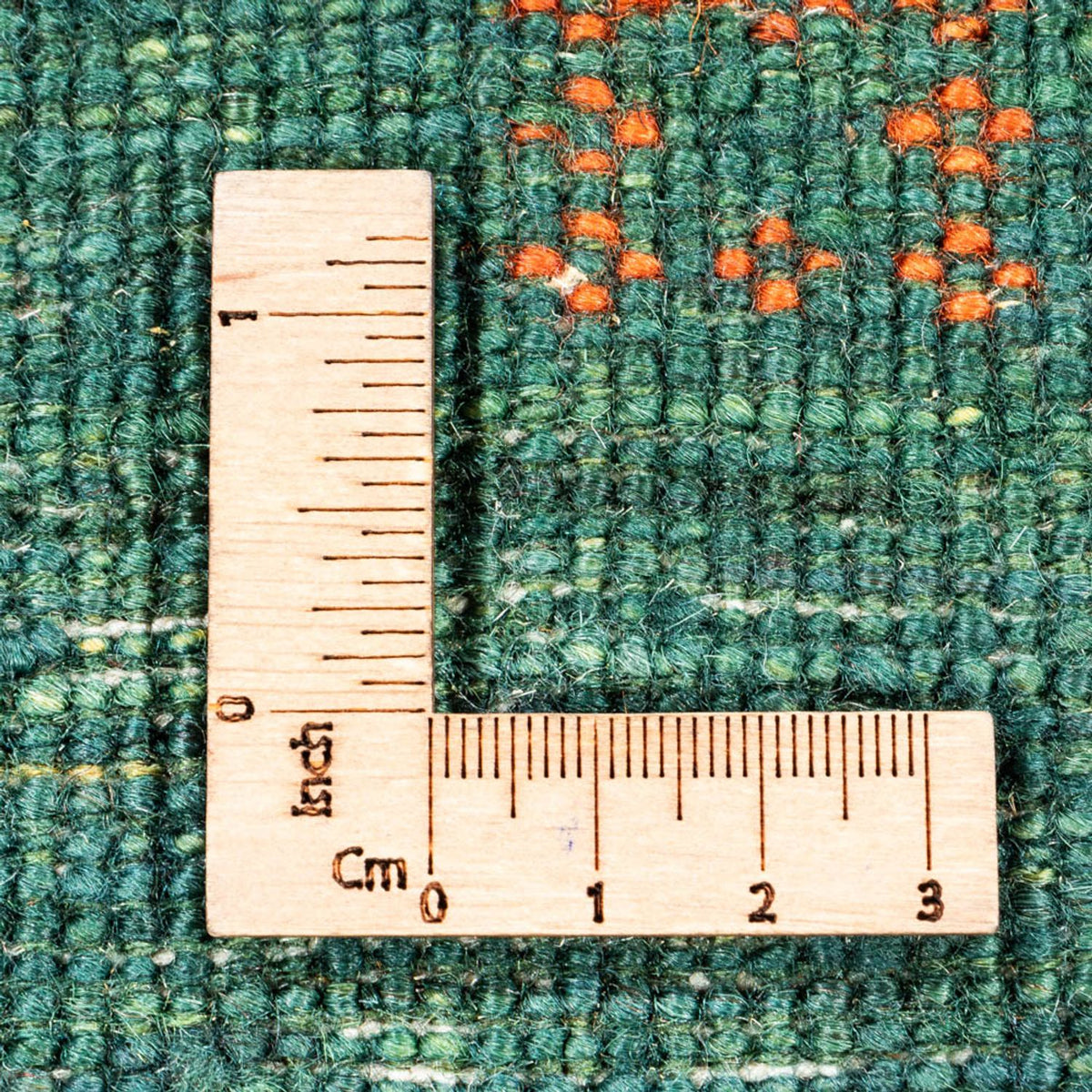 Tapis Gabbeh - Loribaft Persan - 120 x 76 cm - vert