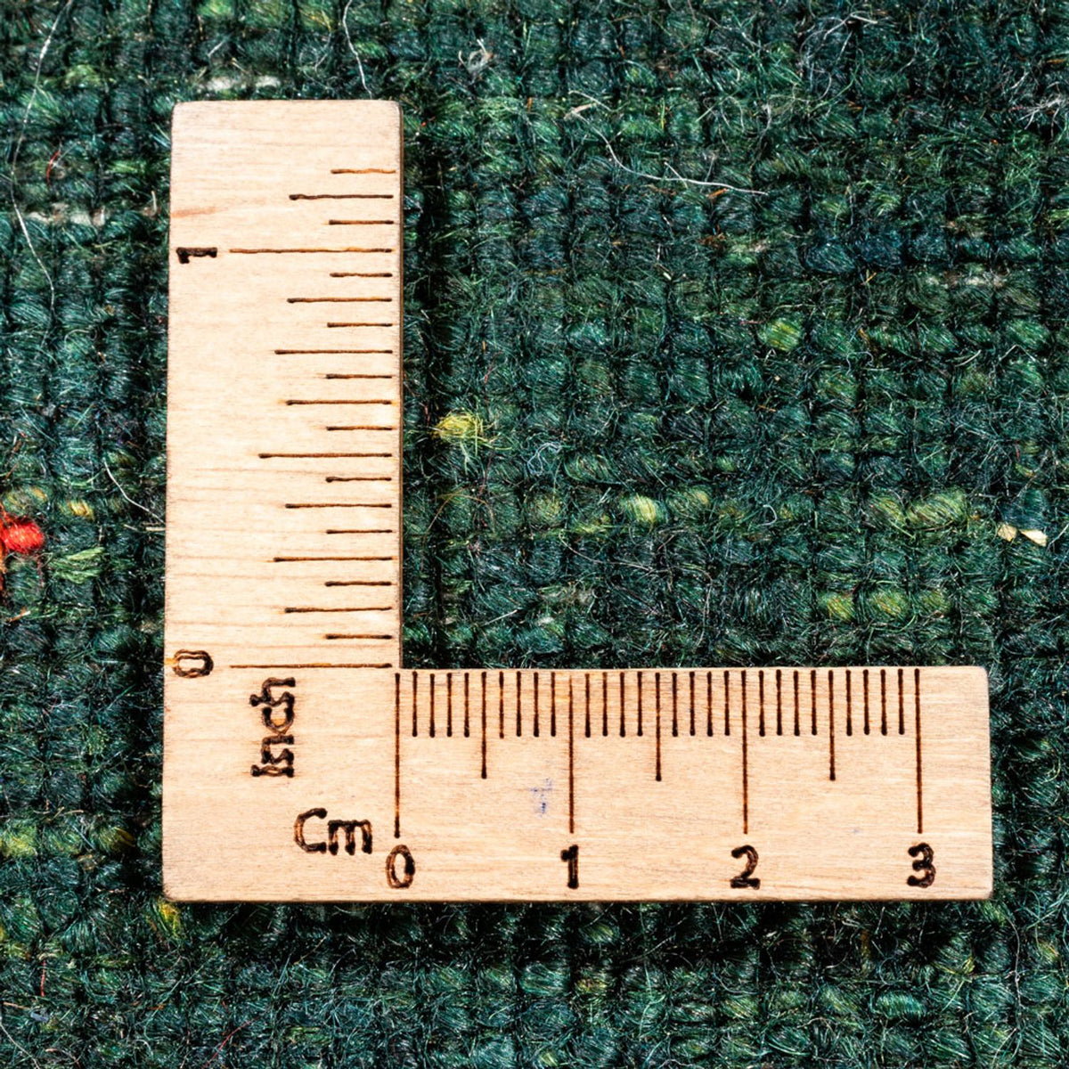 Tapis Gabbeh - Loribaft Persan - 121 x 85 cm - vert