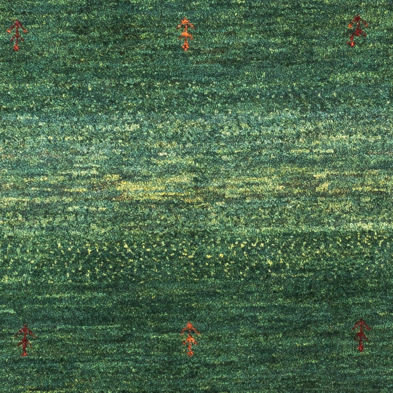 Tapis Gabbeh - Loribaft Persan - 120 x 80 cm - vert