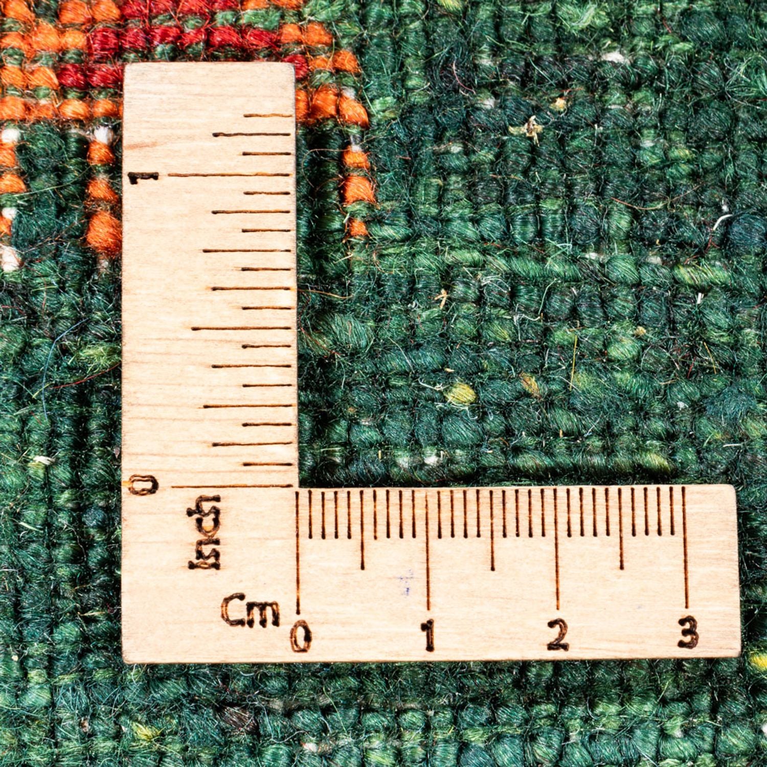Tapis Gabbeh - Loribaft Persan - 120 x 80 cm - vert