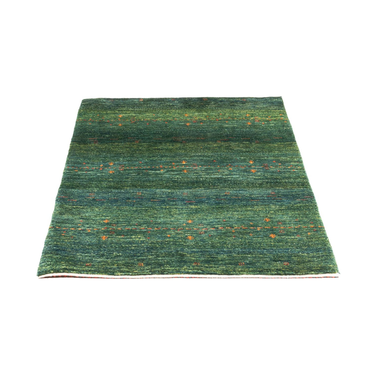 Tapis Gabbeh - Loribaft Persan - 125 x 85 cm - vert
