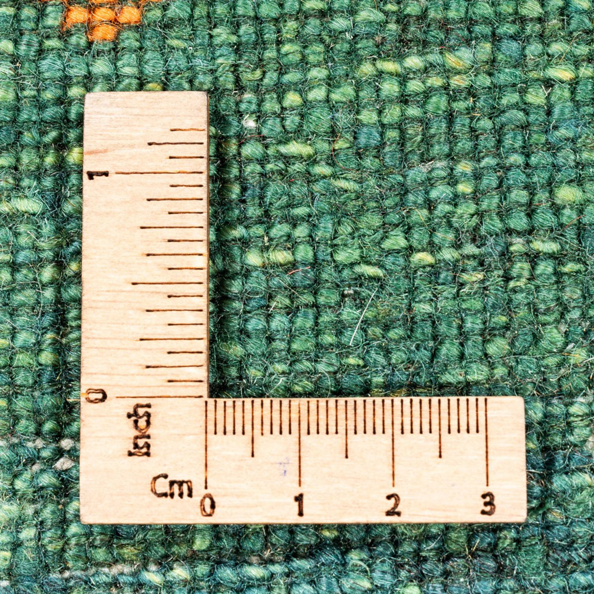 Tapis Gabbeh - Loribaft Persan - 125 x 85 cm - vert