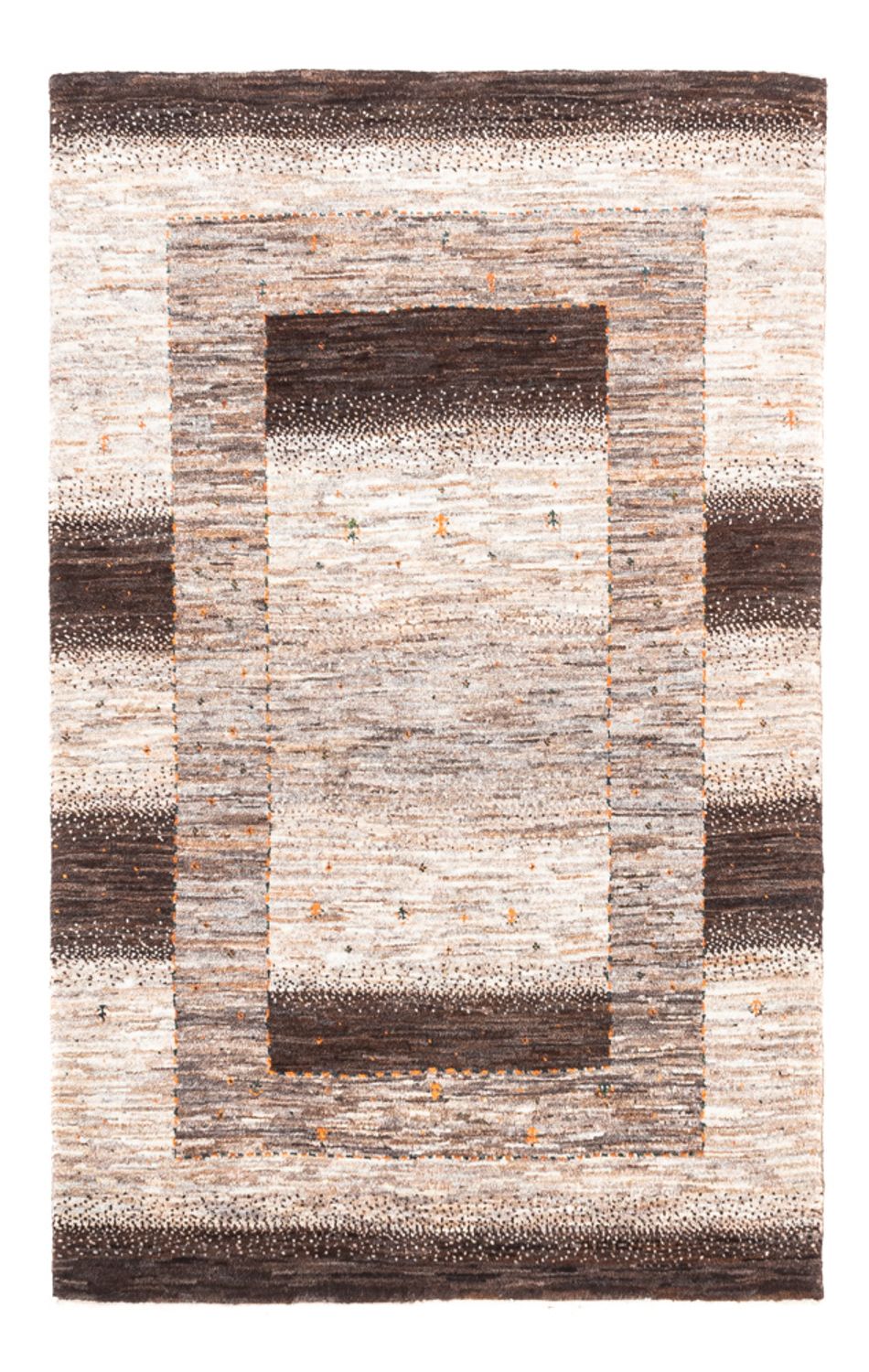 Tapis Gabbeh - Loribaft Persan - 129 x 83 cm - naturel