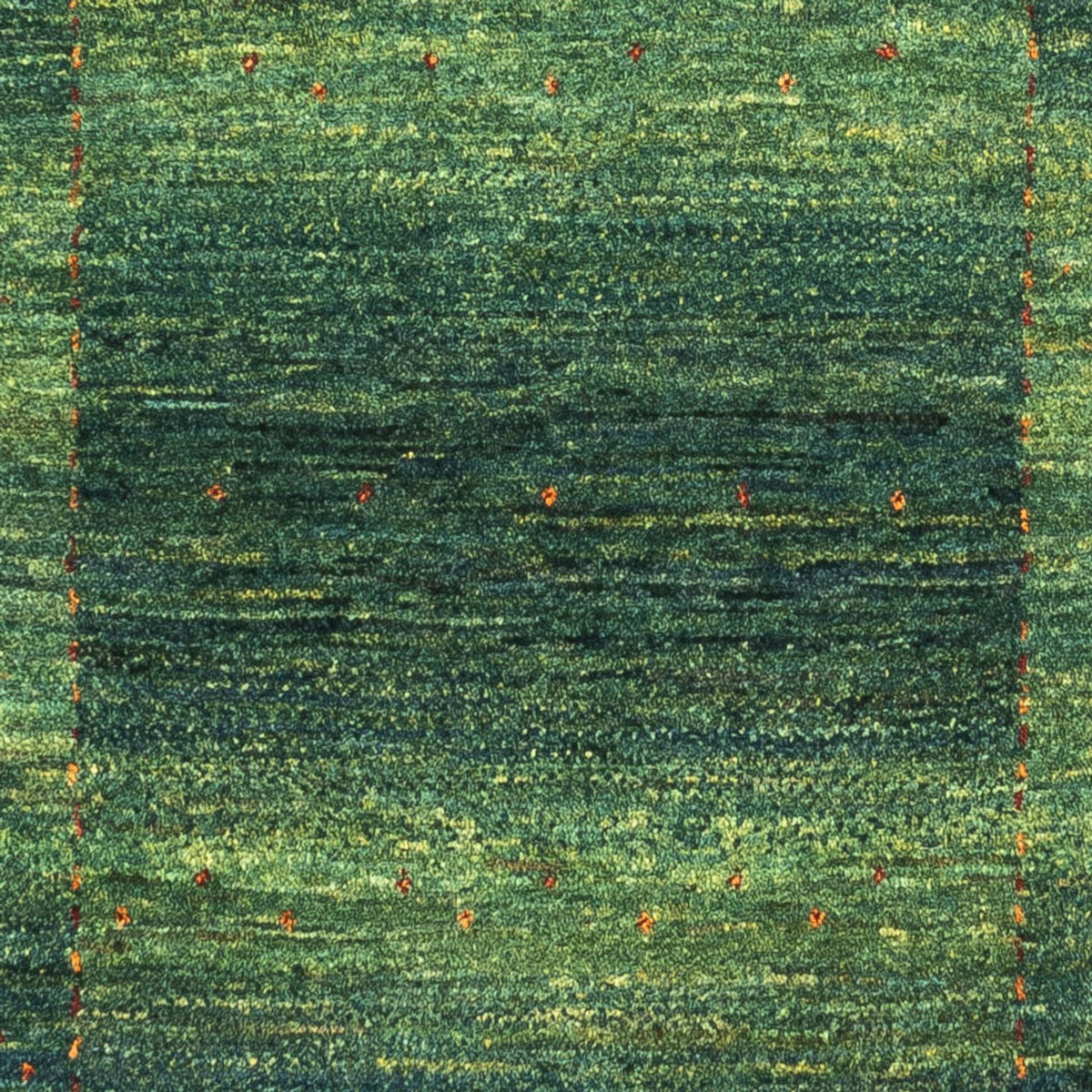 Tapis Gabbeh - Loribaft Persan - 133 x 83 cm - vert
