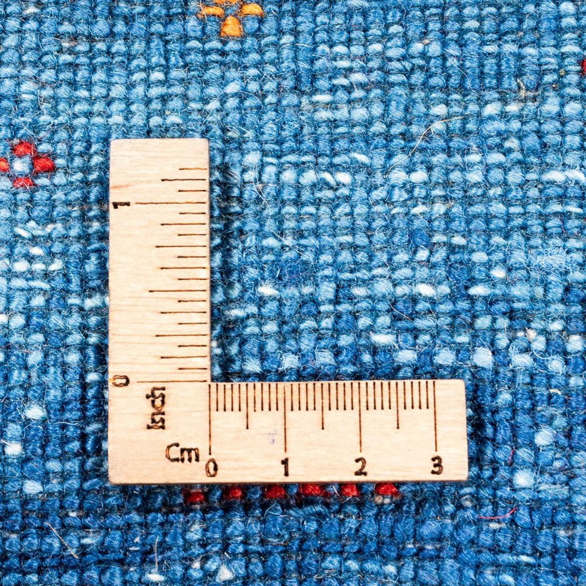 Tapis Gabbeh - Loribaft Persan - 131 x 85 cm - bleu