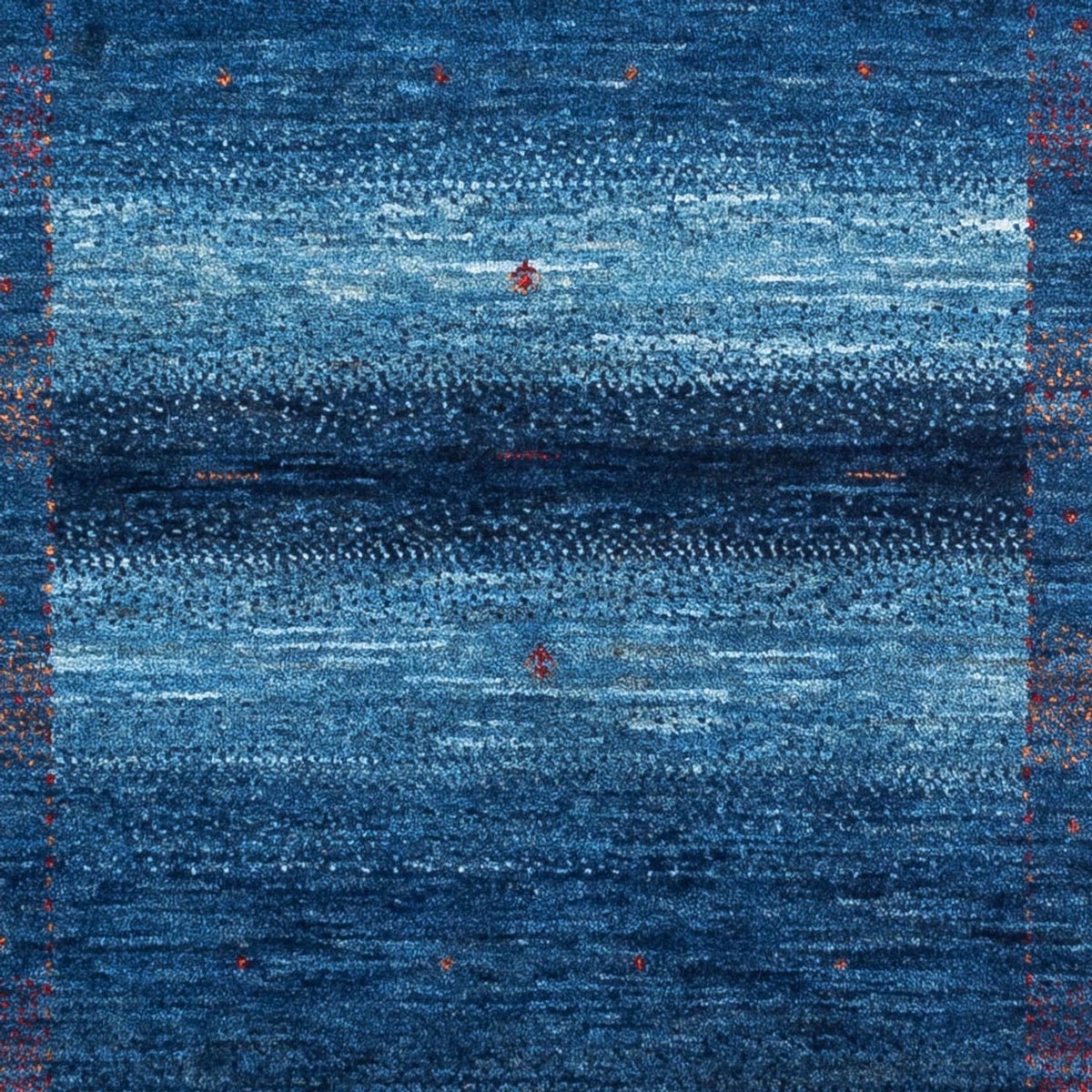 Tapis Gabbeh - Loribaft Persan - 122 x 91 cm - bleu