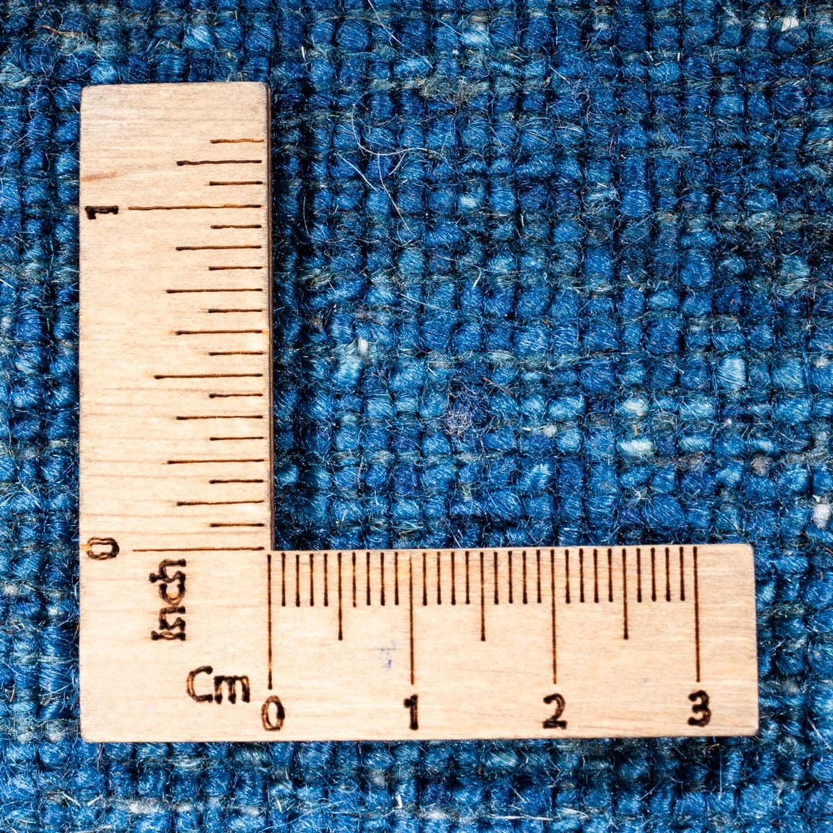 Tapis Gabbeh - Loribaft Persan - 122 x 91 cm - bleu