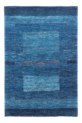 Tapis Gabbeh - Loribaft Persan - 122 x 83 cm - bleu