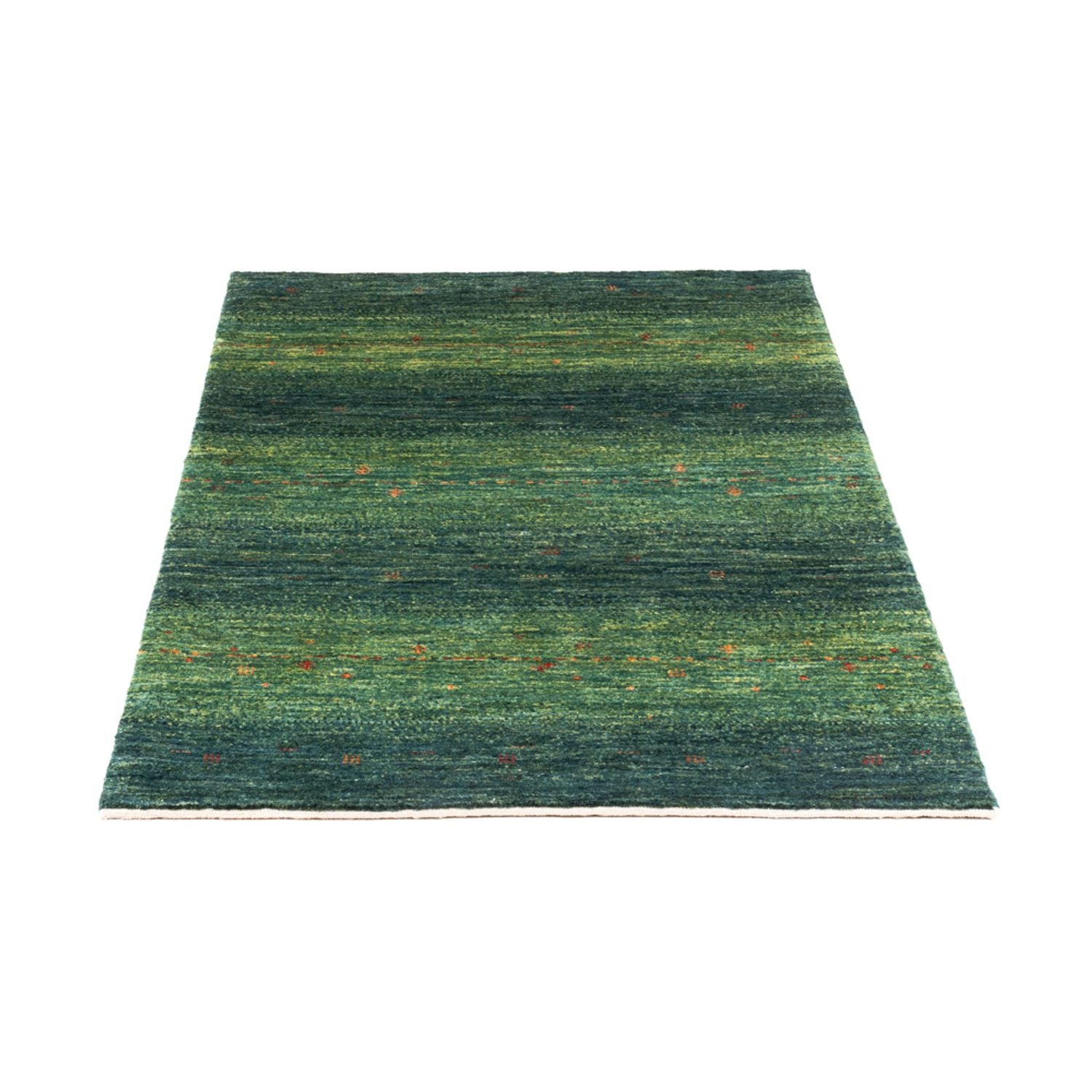 Tapis Gabbeh - Loribaft Persan - 123 x 78 cm - vert