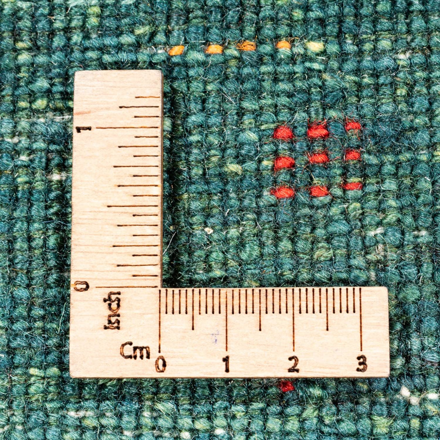 Tapis Gabbeh - Loribaft Persan - 123 x 78 cm - vert