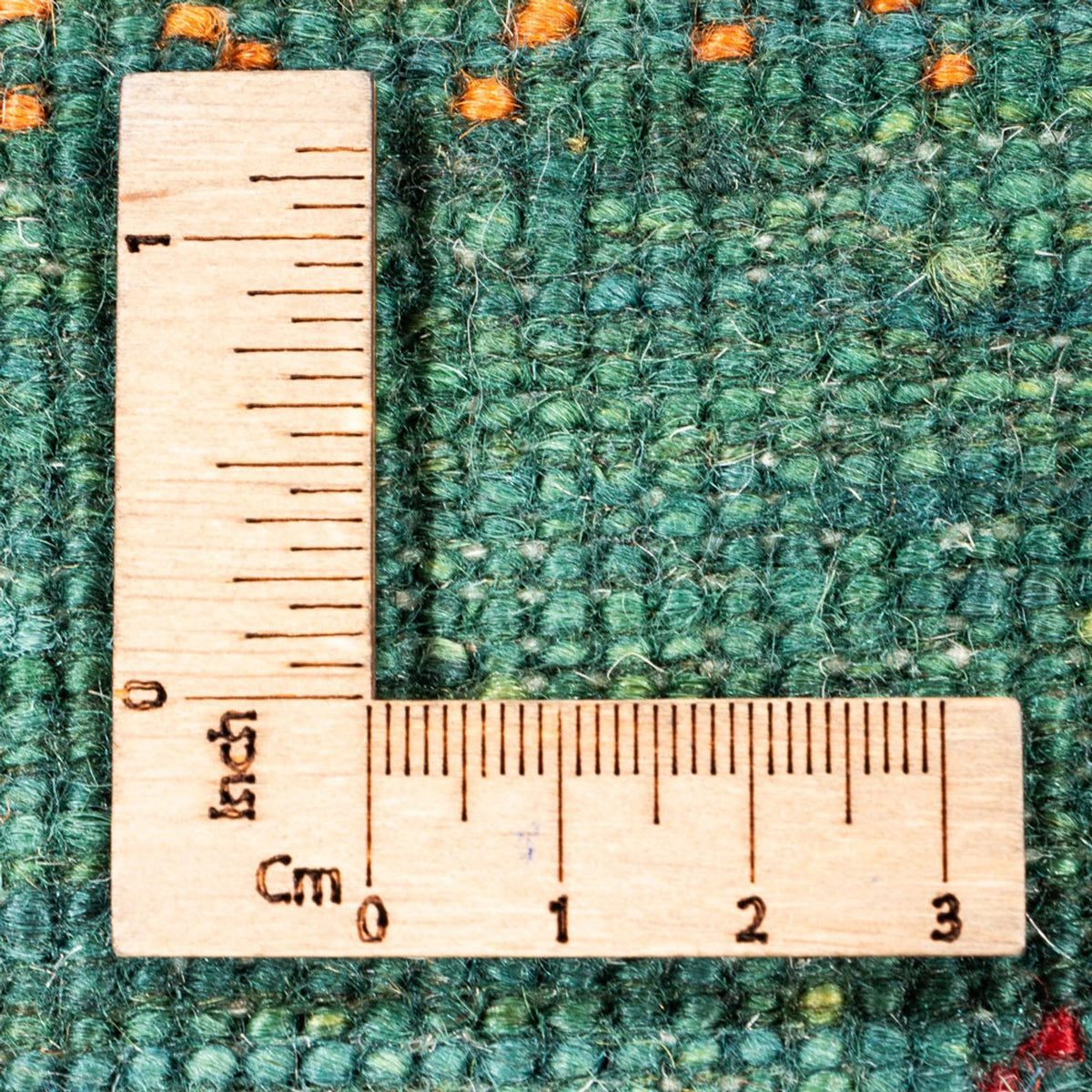 Tapis Gabbeh - Loribaft Persan - 128 x 82 cm - vert