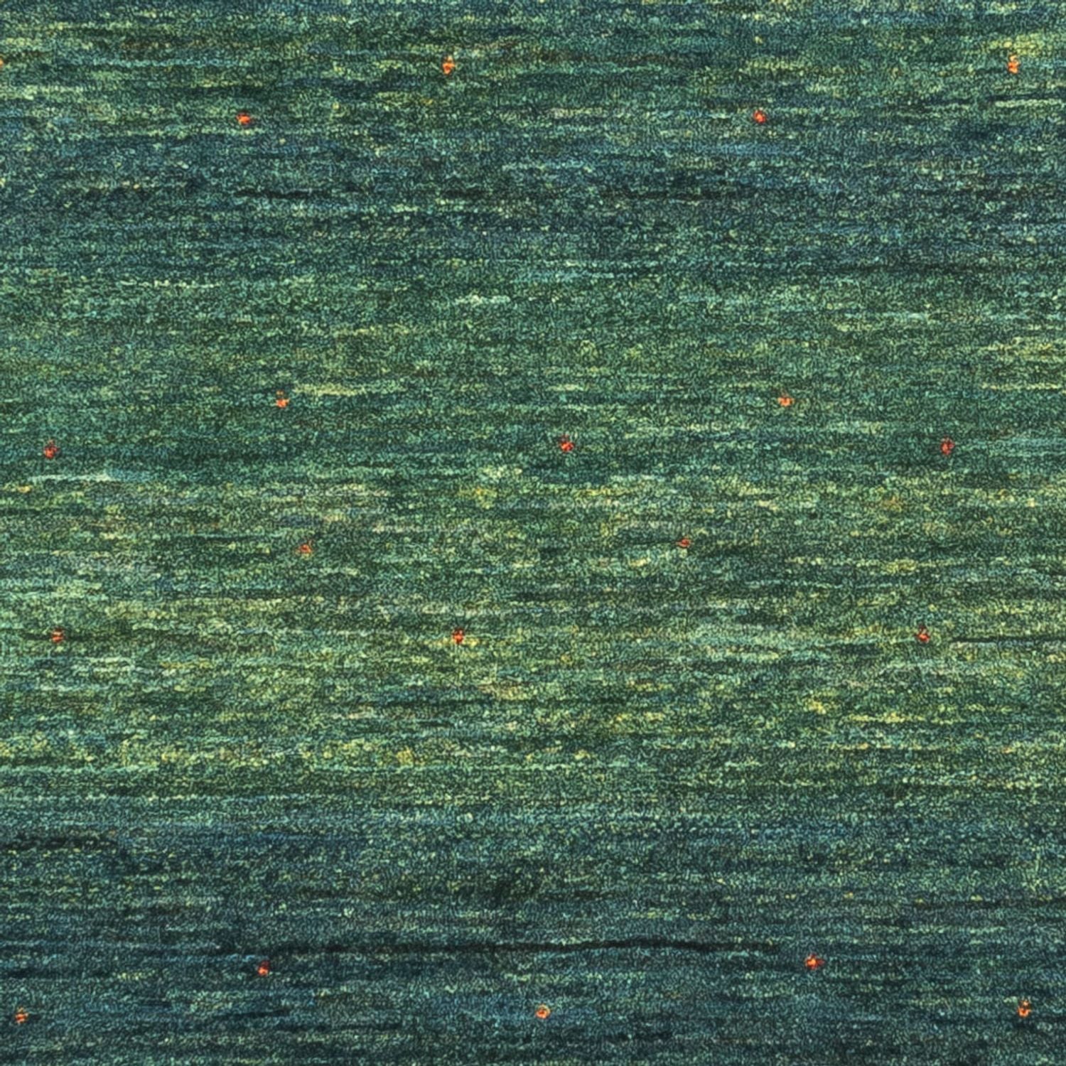 Tapis Gabbeh - Loribaft Persan - 124 x 85 cm - vert